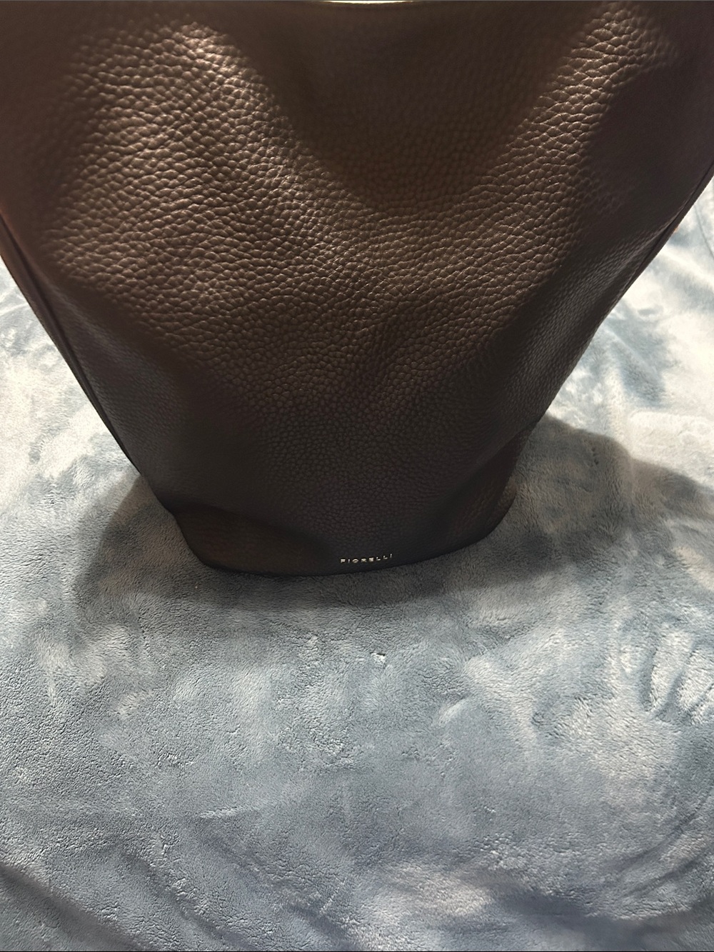 Fiorelli Dark Brown Pebbled Leather Shoulder Bag
